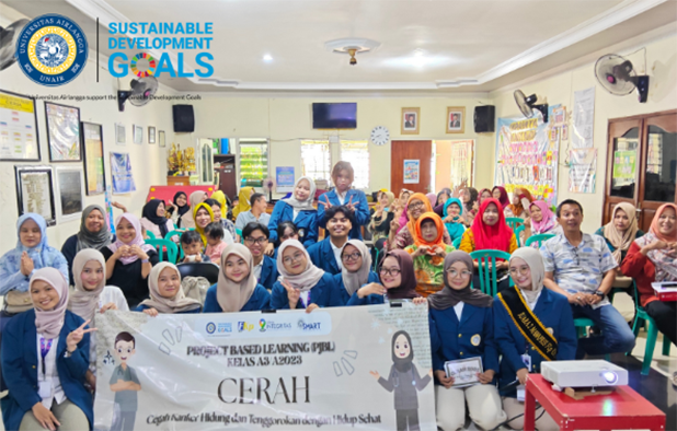 CERAH 2025: Mahasiswa A3 Kelompok 1 Keperawatan Unair Laksanakan Project Based Learning, Gerakan Edukasi Kanker Nasofaring yang Dekat Namun Tak Terlihat di RW 03 Bulak Banteng